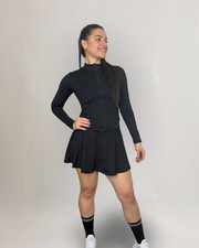 Medium Lightweight Tennis and Casual Lightweight Women's Jacket - Black