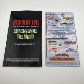 Resident Evil (Sega Saturn, 1997) CIB Complete Reg Inserts Near Mint