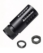 1/2x28 thread 3'' MINI slip over Micro Muzzle Brake .22/.22LR Compensator