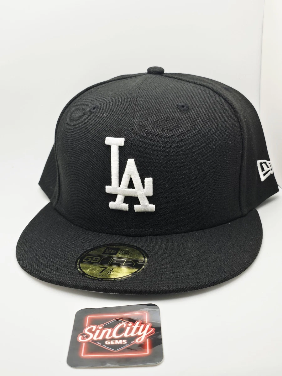 Los Angeles Dodgers Black MLB Fan Apparel & Souvenirs 7 5/8 Size
