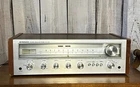 Vintage Pioneer SX 450 Stereo Receiver Silver Face Amp Turns On- Parts/repair