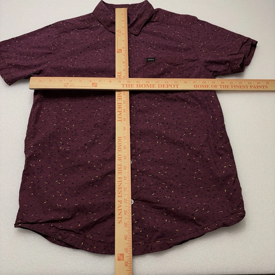 Camisa de manga corta RVCA ajustada talla: M 19x27 (ancho x l) para hombre Foto 2 de 4