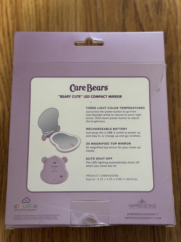 Espejo compacto LED Care Bears Share Bear “Beary lindo” de Impressions Foto 2 de 2