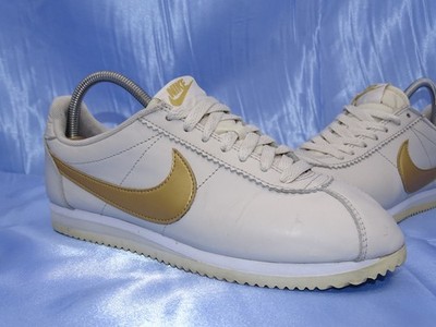 NIKE CLASSIC CORTEZ SNEAKER GR 38 SCHUHE LEDER SPORTSCHUHE OCEANIA BEIGE