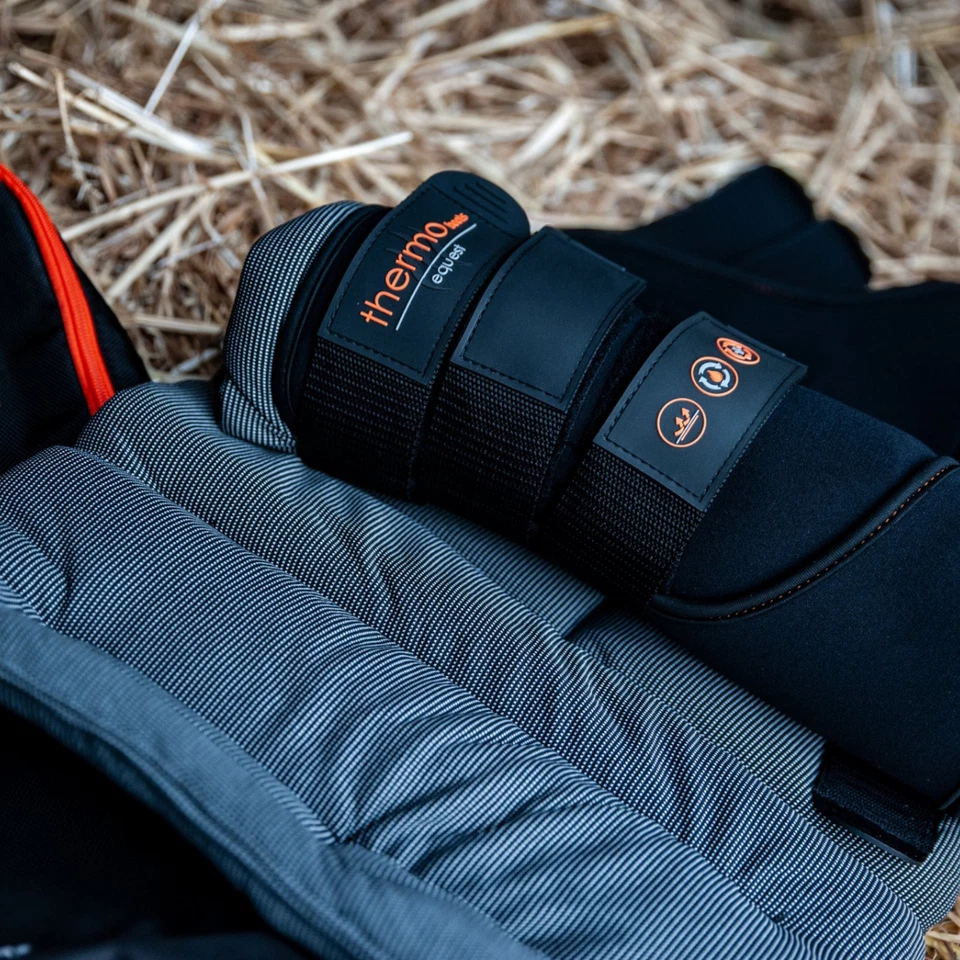 Equest Thermo Boots schwarz, 2er Set - Gamasche für Pferde, L Warmblut/Full - Bild 4 von 4
