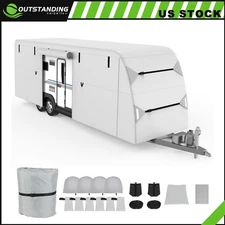 22'-24' RV Cover Windproof Extra Thick Camper Cover & Adhesive Repair Patches