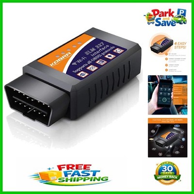 Advanced Wireless Car Diagnostic Scanner   Clear Check Engine Light Fast & Easy
