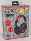 Pokemon Gaming Headset Pro G1 Wired 3.5mm Black Red Detachable Mic Over Ear