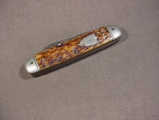 Vintage early 4 blade Ulster knife Co. 1502 Boy Scout knife Be prepared Shield