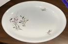Mid Century Rosenthal GEISHA 3257 Oval Platter  13" pink/green/gray/gold Germany — photo 5