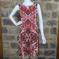 Haani Paisley Print Sleeveless Keyhole Neck Dress Women's Size S