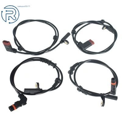 For 07-13 Mercedes W204 C350 C300 4 ABS Wheel Speed Sensor Front Rear Left&Right