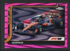 2025 LANDO NORRIS 036/250 TOPPS CHROME MCLAREN FORMULA 1 TEAM RAY WAVE F1