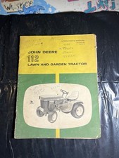 John Deere 112 Operators Manual