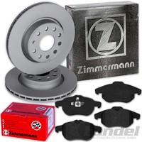 Zimmermann Bremsscheiben+BelÄGe Vorne Passend FüR Opel Signum Vectra C Saab 9-3