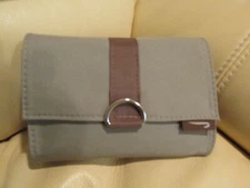 Molton Brown London - Tri-Fold - Khaki Outside/Brown Inside -Travel Case - NWOT