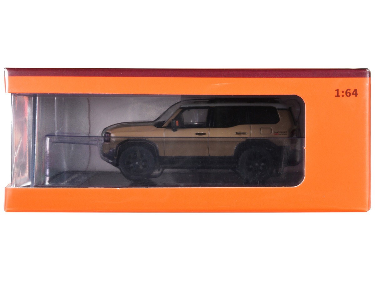 TOYOTA LAND CRUISER PRADO 250 BEIGE 1/64 DIECAST MODEL CAR BY GCD