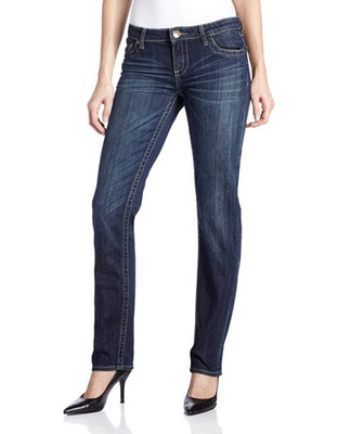 Stevie Straight Leg Jean Wise Dark Blue 
