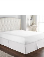 HC Collection Bed Skirt Full Bed Soft Microfiber Box Spring Cover 14" Inch Drop