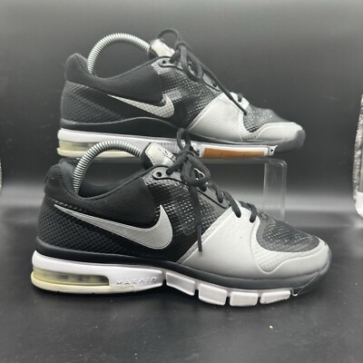 Nike Air Extreme Volley Shoes Womens Size 8 Athletic Black Silver 442249-001