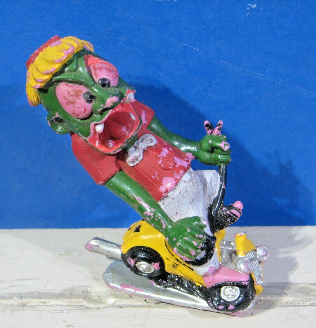 Vintage 1963 Marx Nutty Mads Figure RODDY The Hot Rod Green Louis