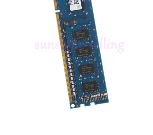 2X 2GB Hynix 2GB 1Rx8 PC3-10600U DDR3 1333Mhz RAM Desktop Memory Low Density #!~ - Picture 6 of 6