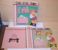 1939 Saalfield RAG DOLL SUSIE Story Book Fern Bisel Pea Anne Wurth Raggedy w/DJ