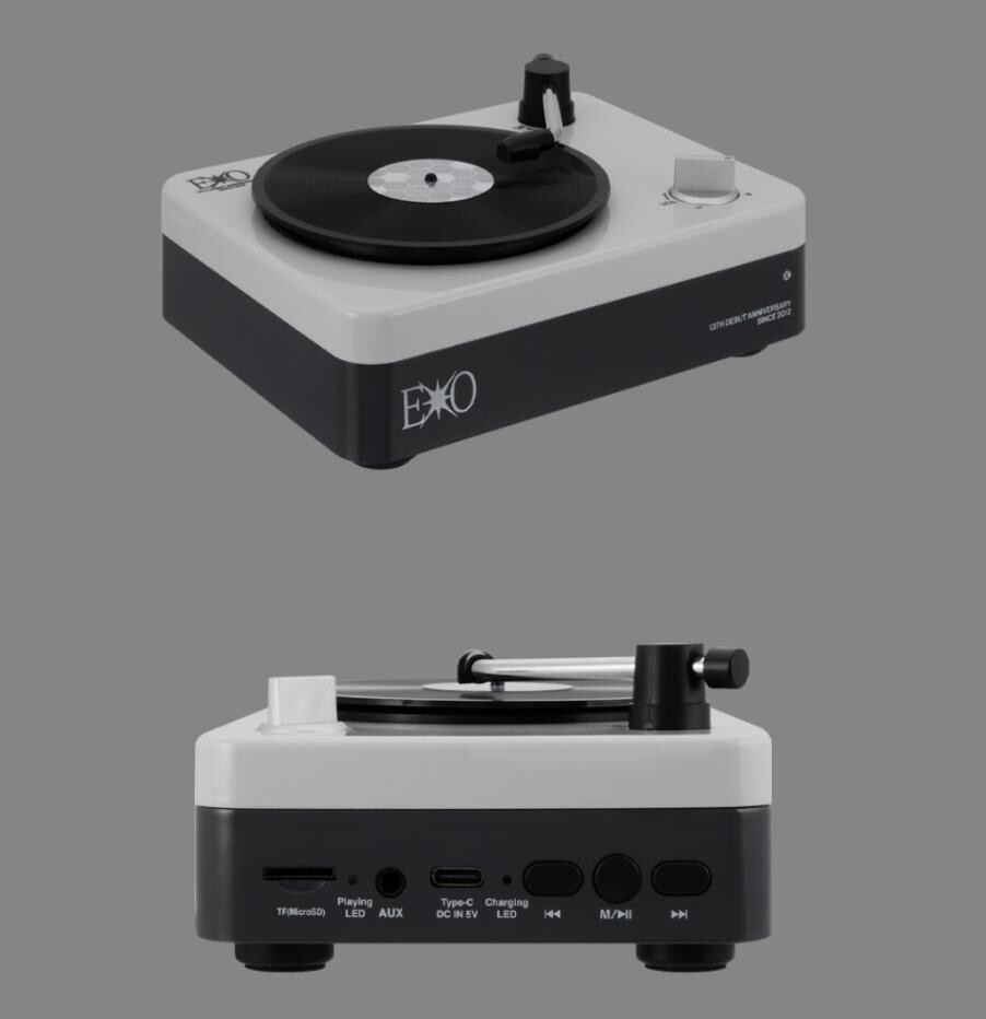 未開封　EXO 13周年 Bluetooth Speaker カイ EXO 13TH DEBUT ANNIVERSARY OFFICIAL GOODS MD TURNTABLE