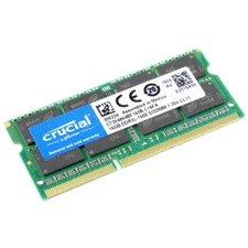 Crucial DDR3L 16GB 1600MHz SODIMM PC3L-12800 204-Pin 1.35V CL11 Notebook Memory
