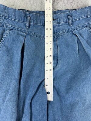 VINTAGE Dockers Pants Womens 12 Blue Jeans Denim 90's