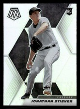 2021 Panini Mosaic #206 Jonathan Stiever Silver Prizm Card Chicago White Sox