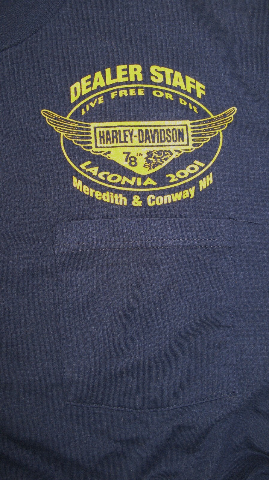 Harley Davidson Dealer Staff Laconia NH 2001 L Pocket… Gem