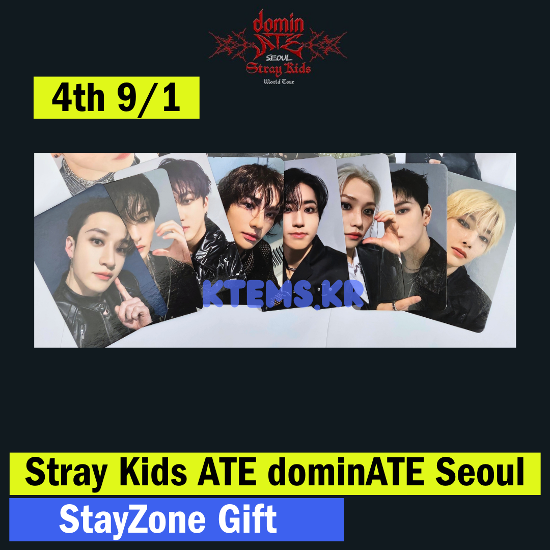 Stray Kids STAYZONE stay zone photocard ate dominATE seoul Stray Kids STAYZONE stay zone photocard ate dominATE seoul