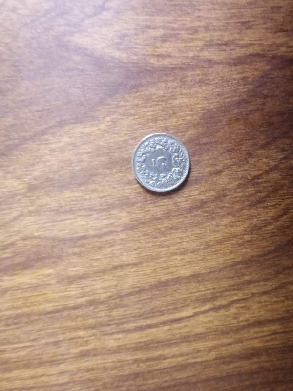1955 E Switzerland 10 Rappen Coin