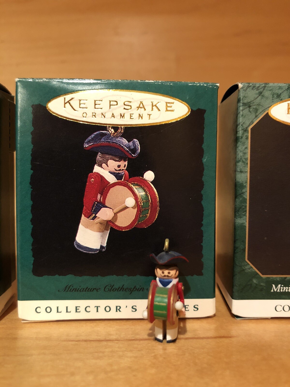 Hallmark Keepsake Miniature Ornaments Complete Collector Set CLOTHESPIN