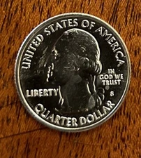 2016 S,  Shawnee, IL;  ATB Quarter BU from mint roll