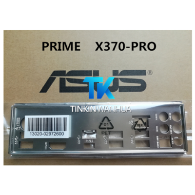 Back Plate I/O Shield Per Scheda Madre ASUS PRIME X370-PRO, Nuovo, Unbranded