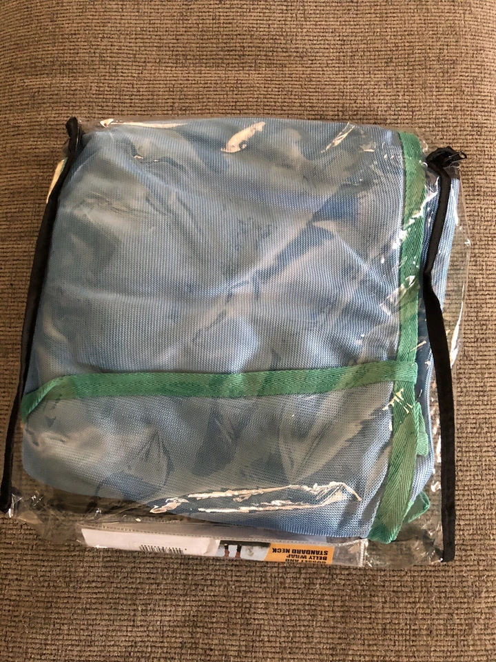 Saxon Mesh with Gusset Belly Wrap With Standard Neck Light Blue/Green Fly Sheet — 第 4/4 张图片