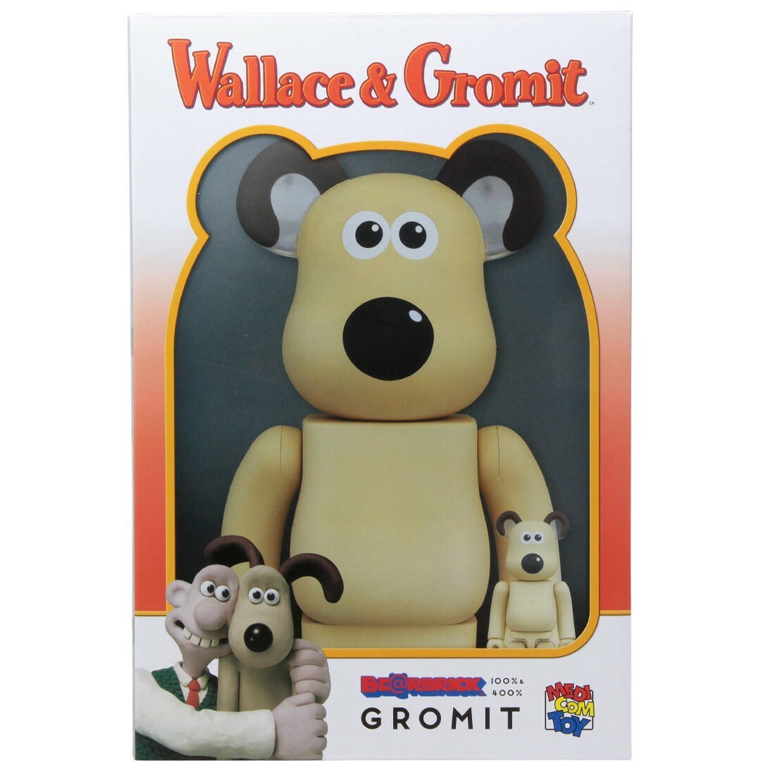 BE@RBRICK GROMIT 100％ & 400％ Medicom BE＠RBRICK Gromit 100% 400% Bearbrick Figure Set | eBay