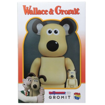 Medicom BE＠RBRICK Gromit 100% 400% Bearbrick Figure Set | eBay