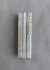 Rare Colibri Artisan Gold Plated Flint Lighter Vintage 70's 80's Sparks Well