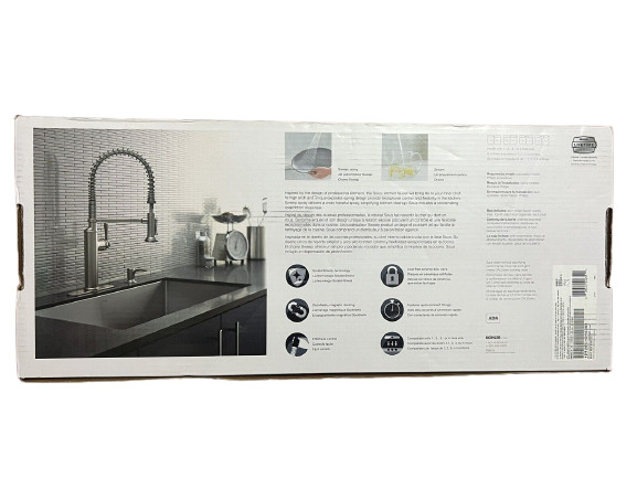 KOHLER Sous Pro-Style Single-Handle Pull-Down Sprayer Kitchen Faucet&nbsp;- Stainless
