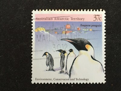1988 AAT ANTARCTIC ENVIRONMENT CONSERVATION & TECHNOLOGY 37C EMPEROR PENGUIN