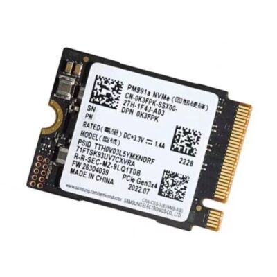Samsung PM991a 1TB M.2 2230 NVME SSD For Surface pro x 7+ 8 Laptop