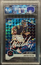 JUSTIN FIELDS Rookie Auto 2021 Panini Mosaic Genesis Prizm SSP Case Hit RC
