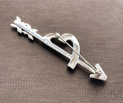 Tiffany und Co Picasso Herz und Pfeil Anstecknadel Brosche - Bild 8 von 8