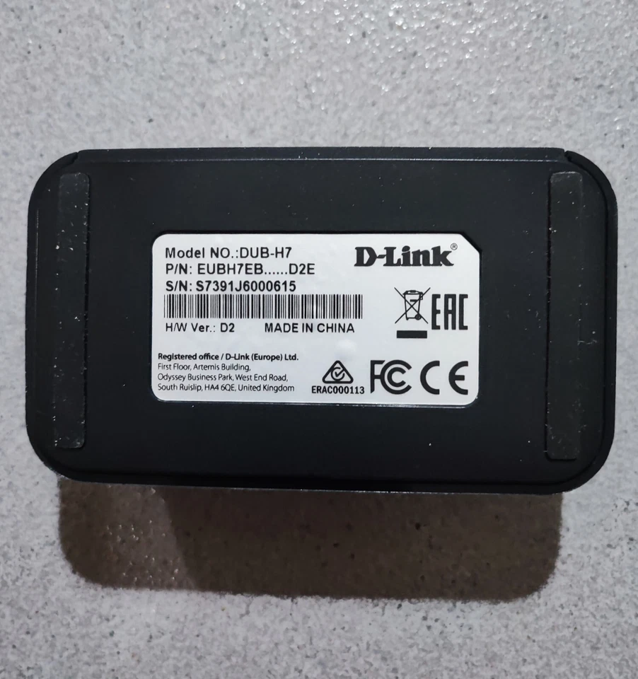 Hub D-Link DUB-H7 con 7 porte USB 2.0 - Immagine 2 di 4