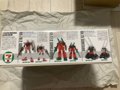 Set of 6 Pieces Bandai Seven-Eleven 7-Eleven 7-11 Original Clear Color Japan - Picture 2 of 6