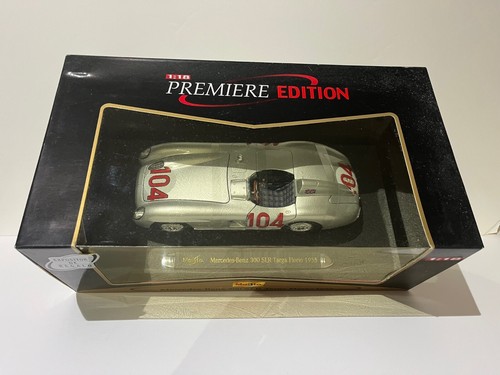 Mercedes Benz 300 SLR a 1955 Targa Florio Premiere Edition 36613 1/18 scale - Imagen 13 de 14