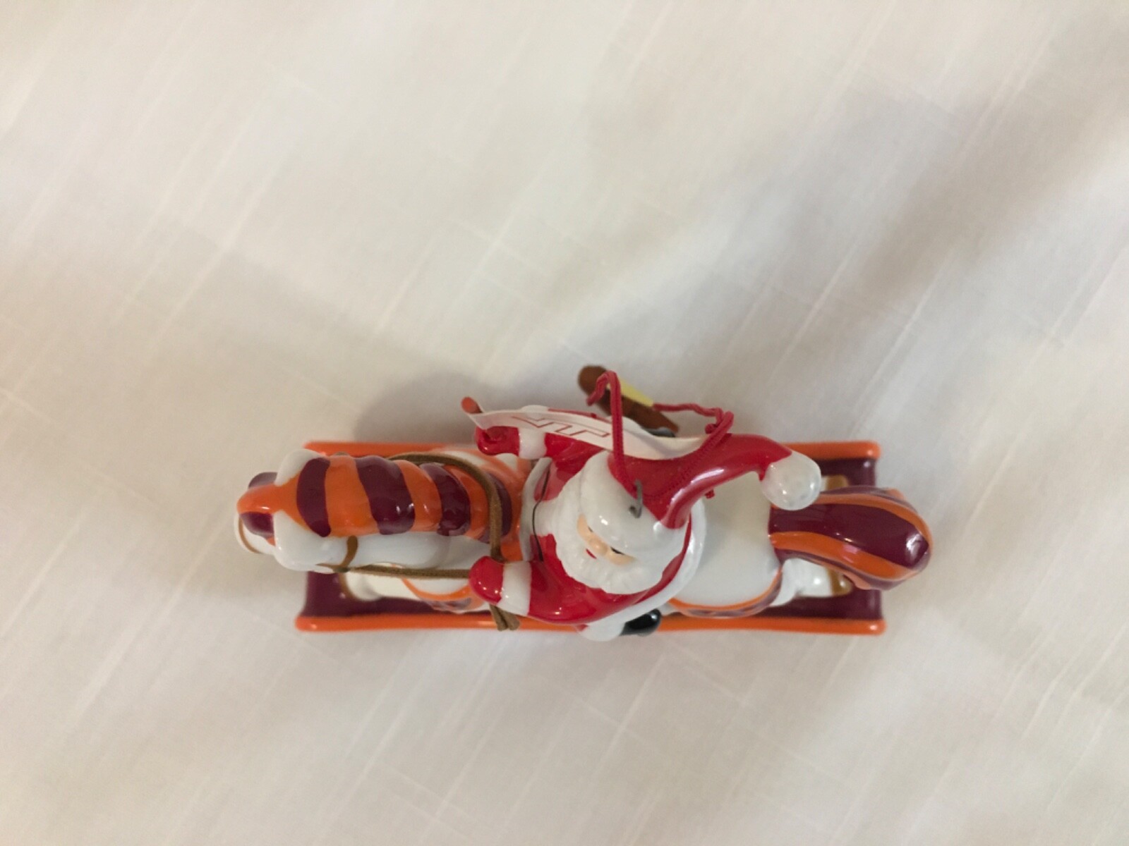 Danbury Mint College Virginia Tech Hokies Rocking Horse Christmas